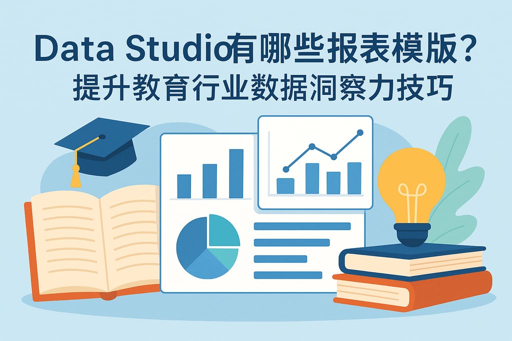 Data Studio有哪些报表模板？提升教育行业数据洞察力技巧